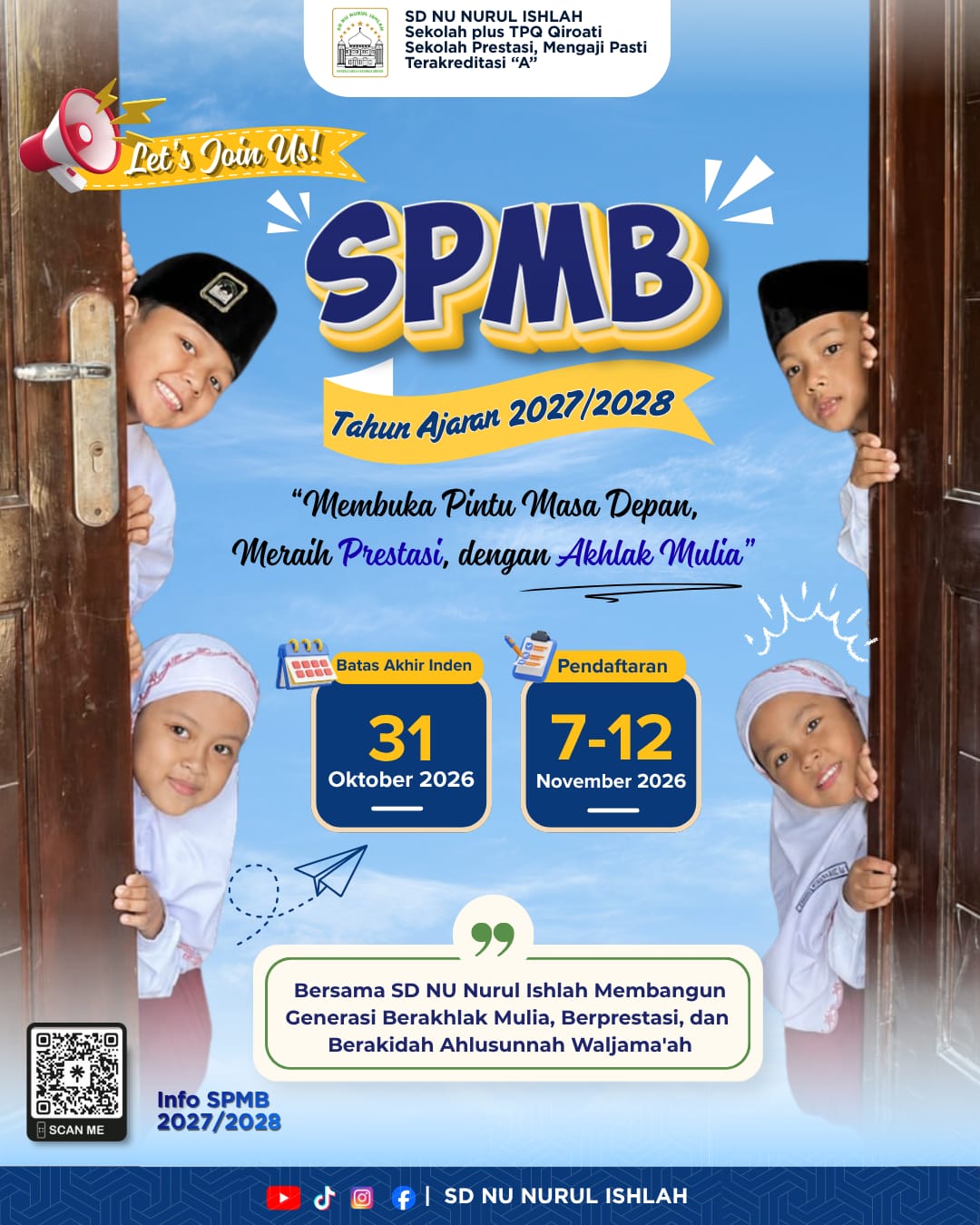 Anak-anak bermain basket